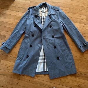 Burberry Gray Trench Coat